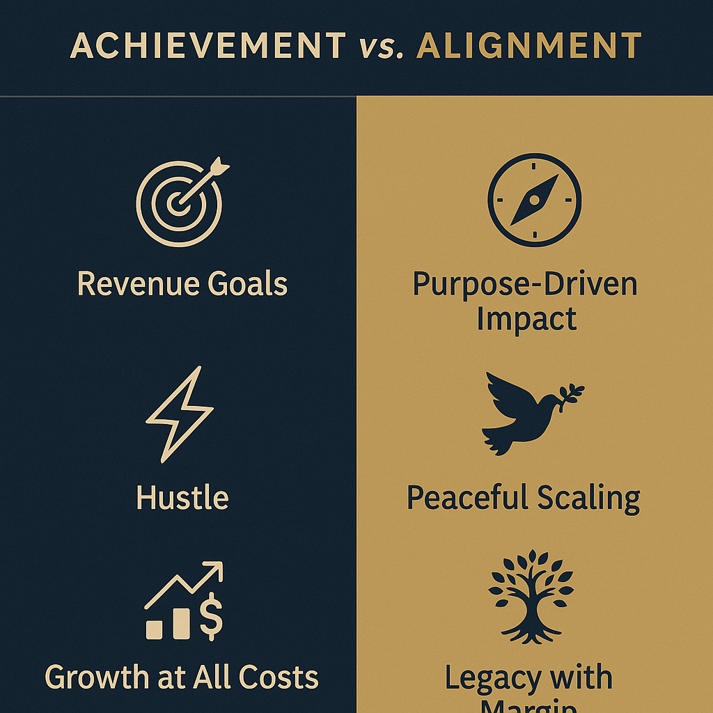 Comparison of achievement vs. alignment from the Laguna Beach leadership summit. Comparison of achievement vs. alignment from the Laguna Beach leadership summit.